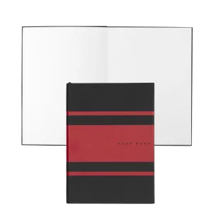HUGO BOSS HNH127PD-Notebook A5 Essential Gear Matrix Red Dots