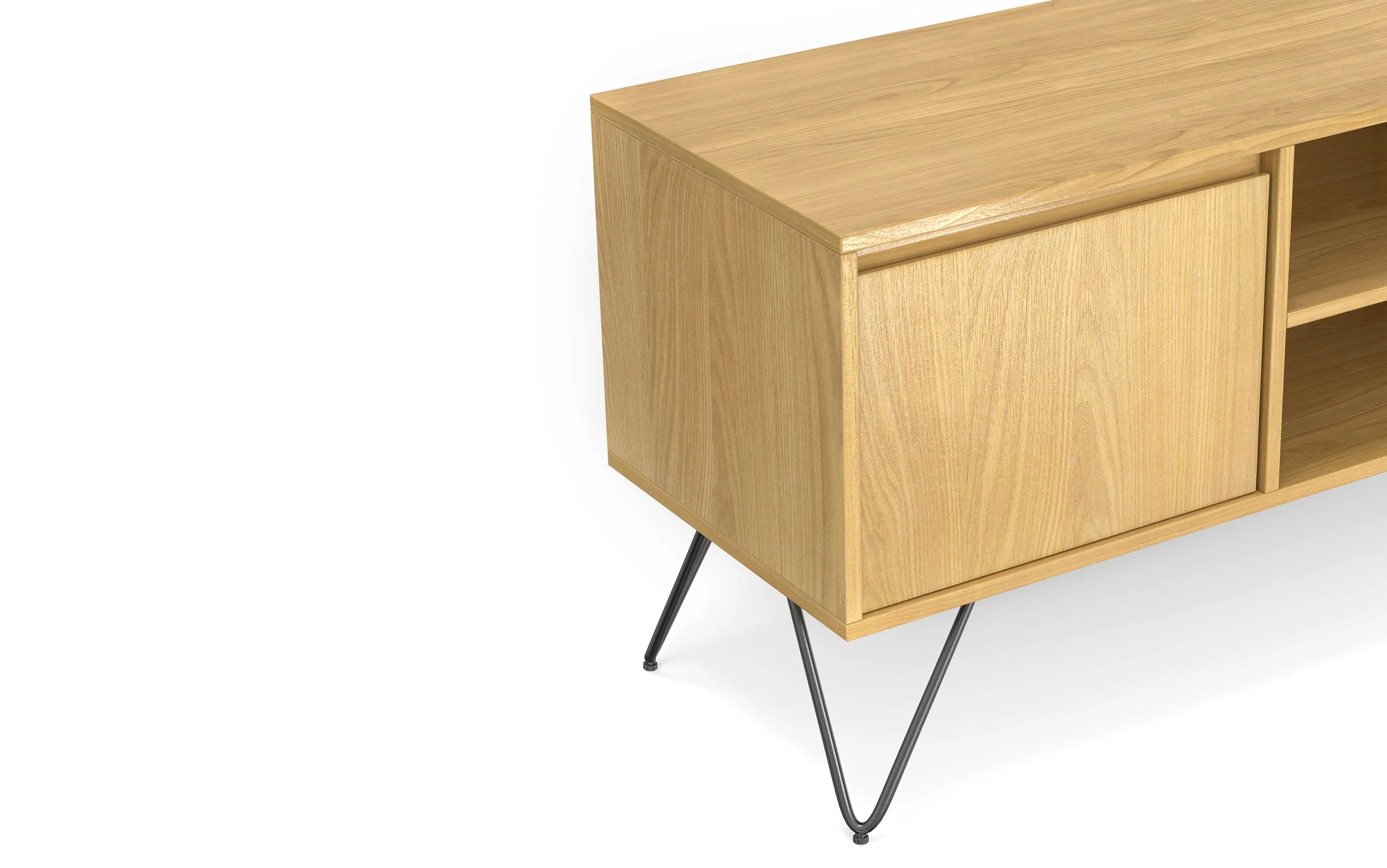 Hunter TV Media Stand in Oak
