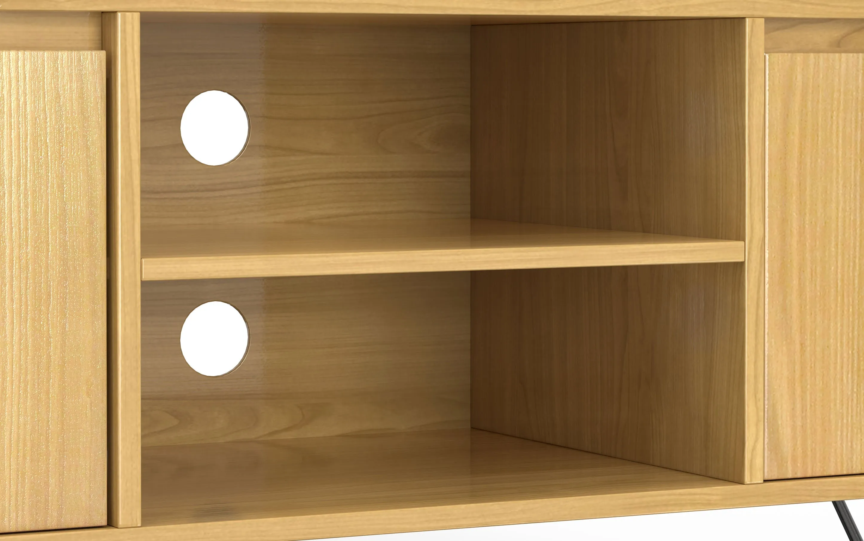 Hunter TV Media Stand in Oak