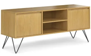 Hunter TV Media Stand in Oak