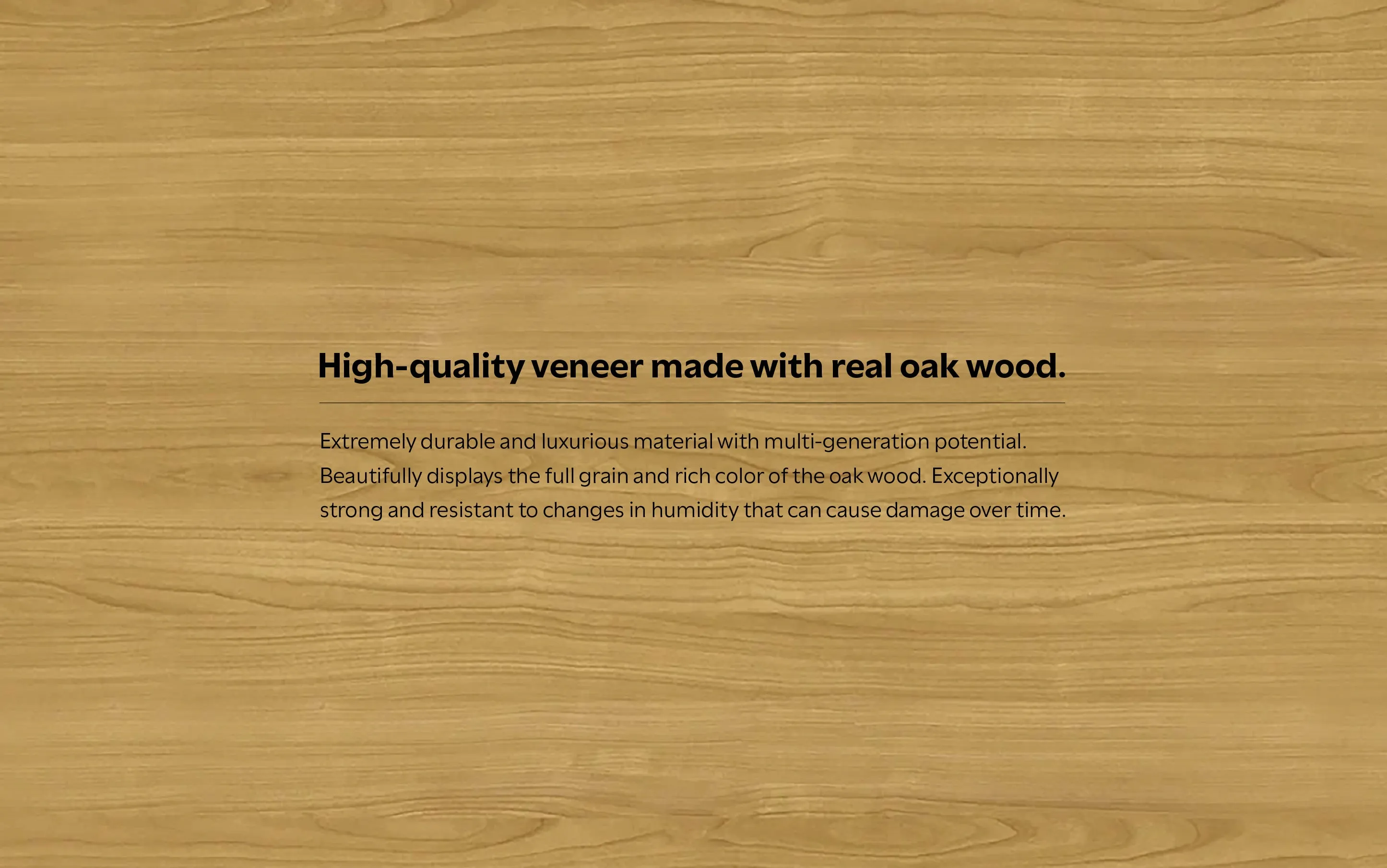 Hunter TV Media Stand in Oak