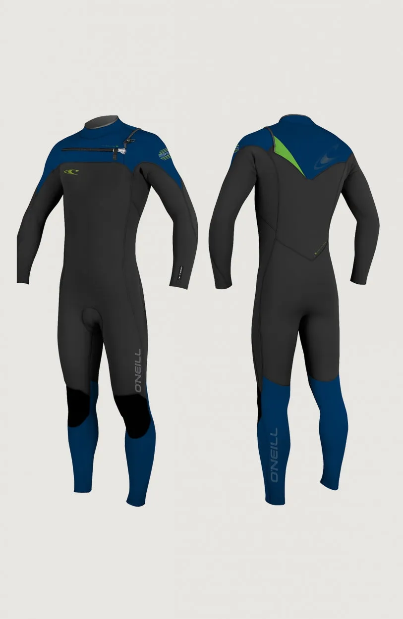 Hyperfreak Chest Zip 3/2mm Full Wetsuit | Black