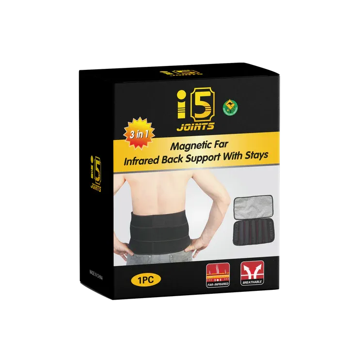 i5 Magnetic Far Infrared Back Support With Stays i5-555