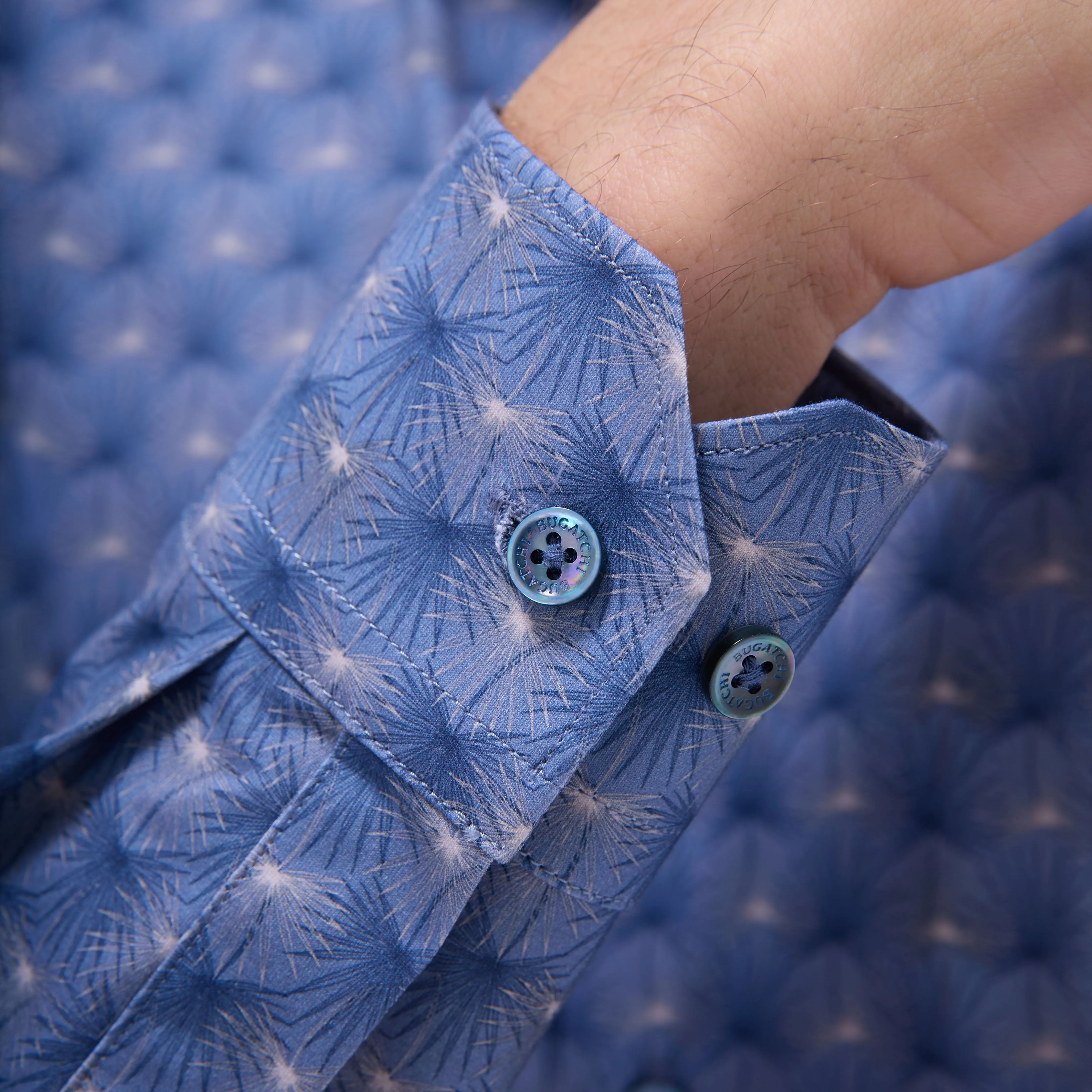 James Leaf Print OoohCotton Shirt
