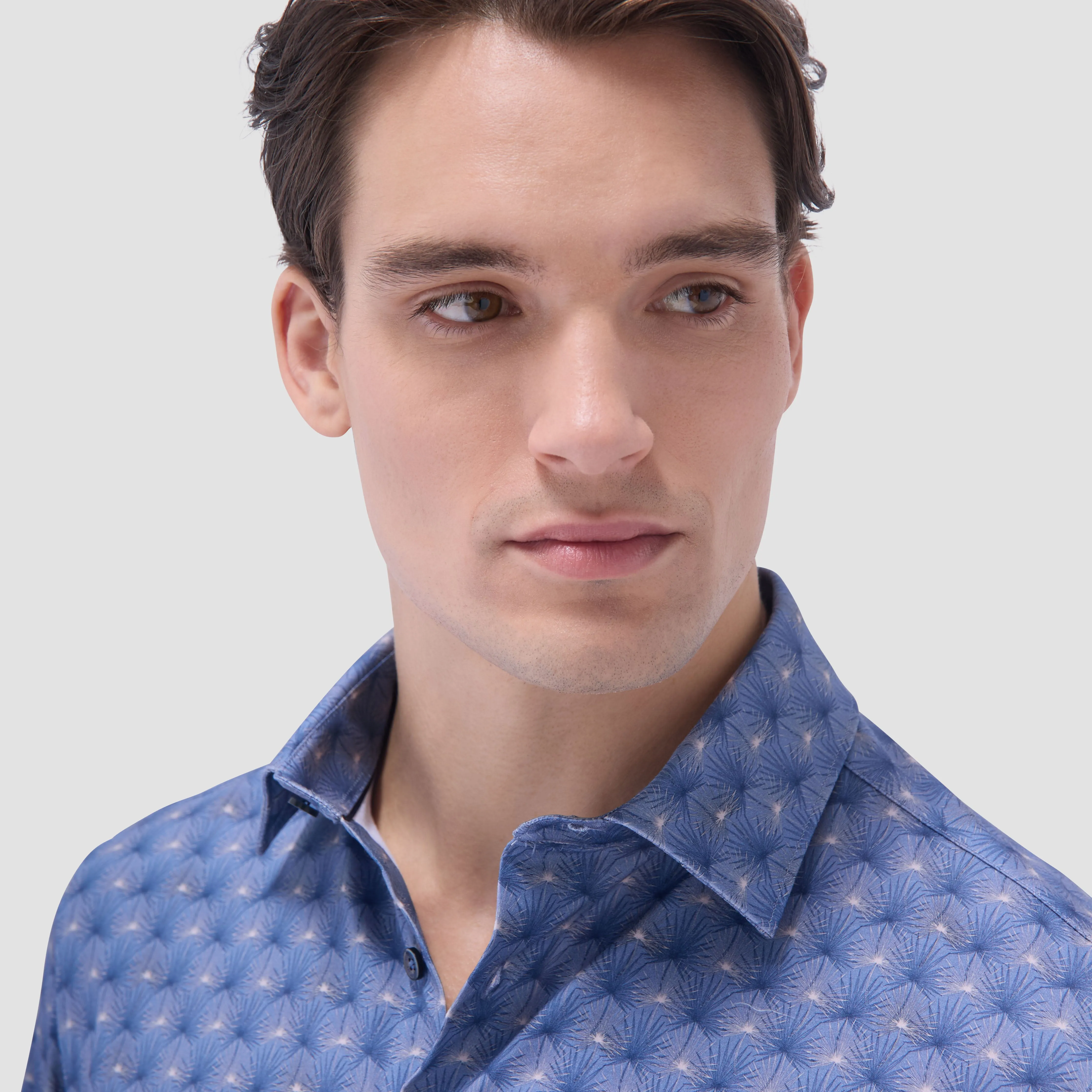 James Leaf Print OoohCotton Shirt