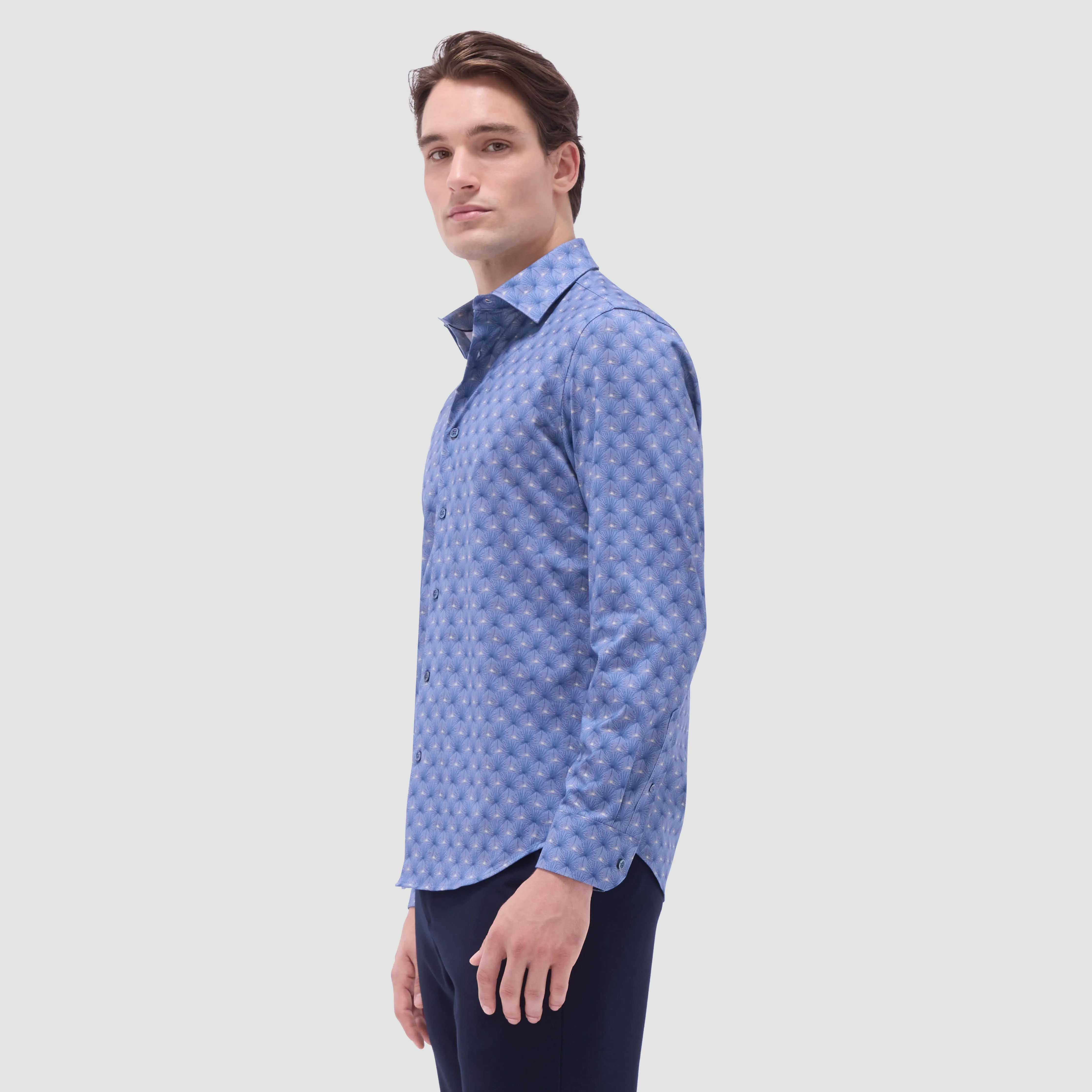 James Leaf Print OoohCotton Shirt