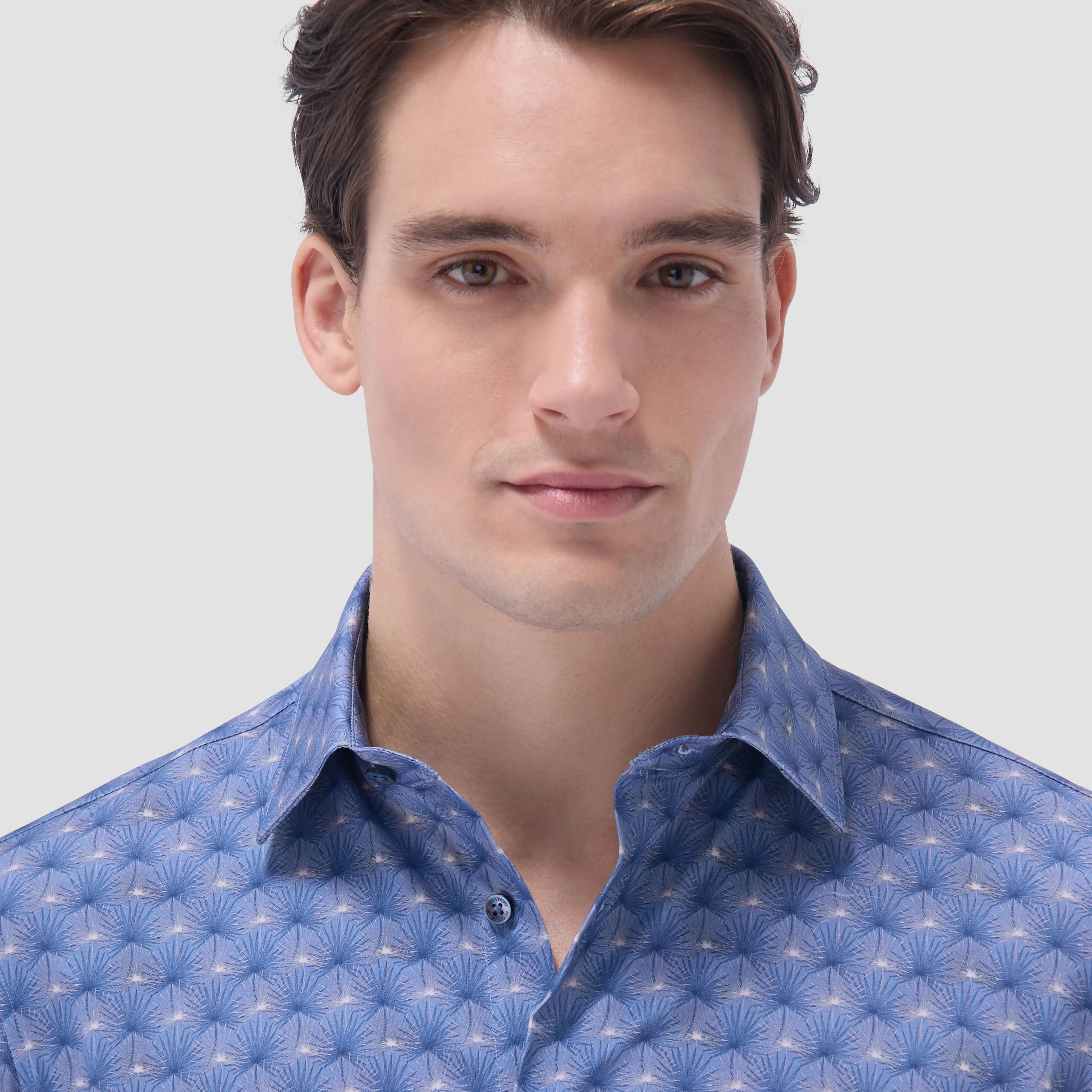James Leaf Print OoohCotton Shirt