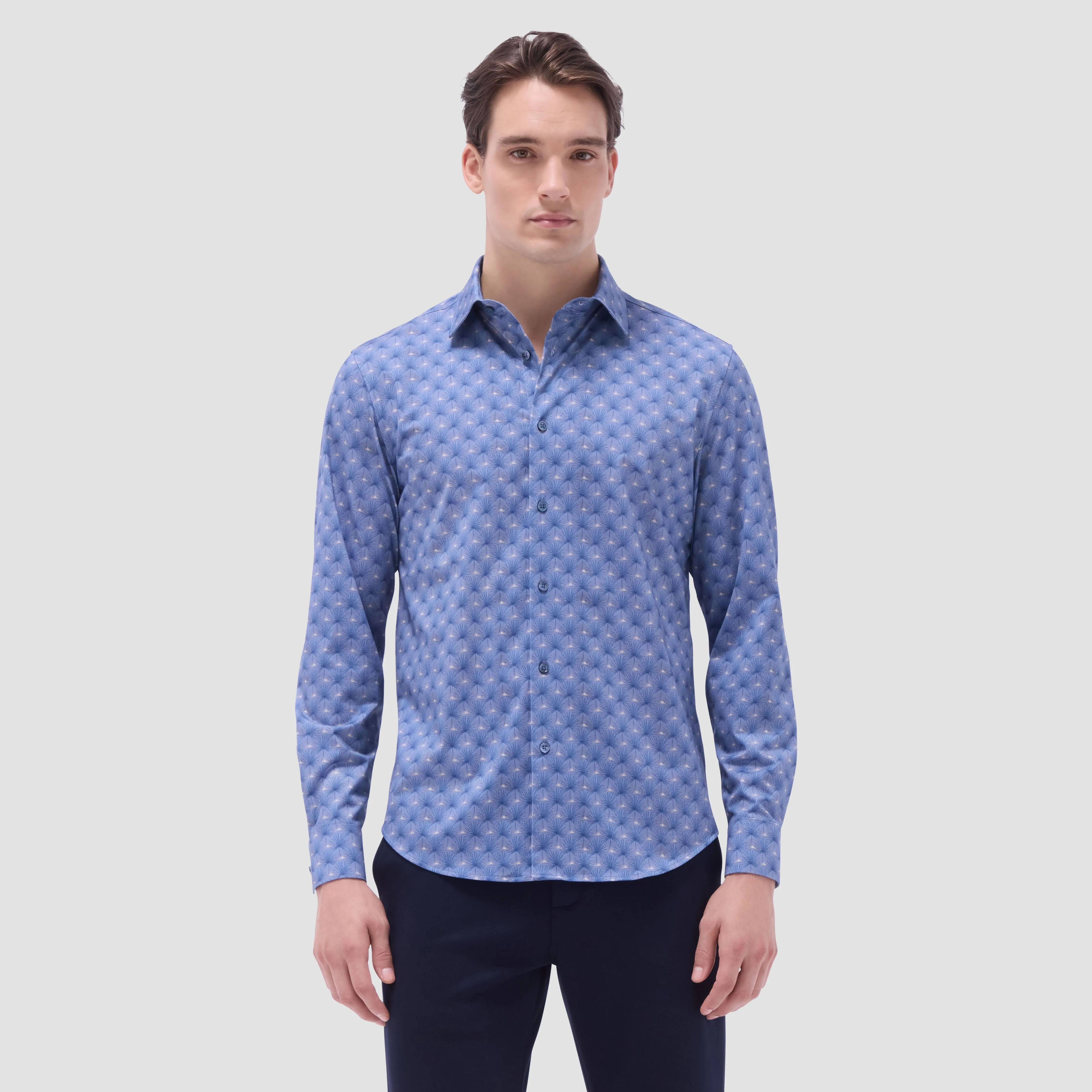 James Leaf Print OoohCotton Shirt