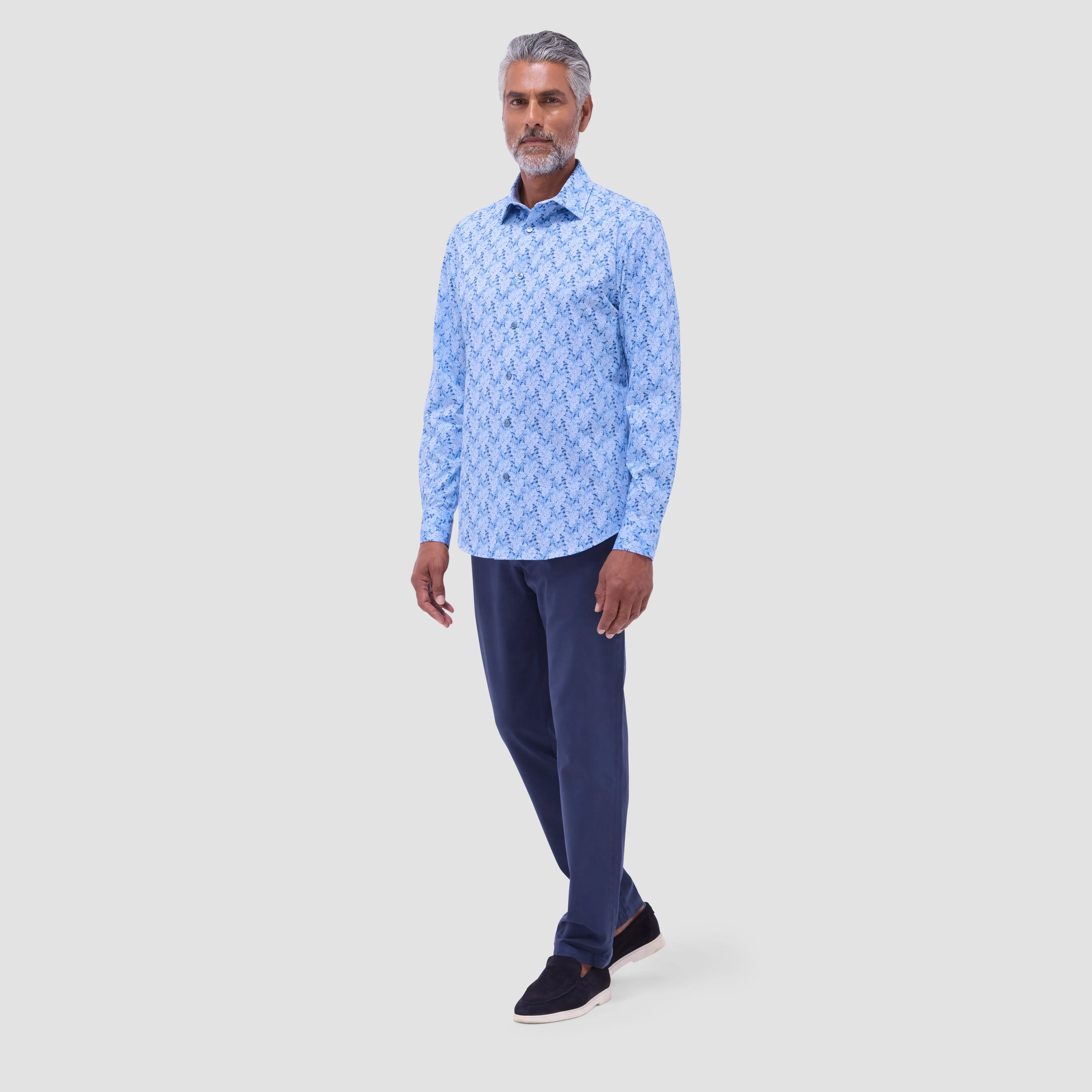 Jimmy Double-Sided Leaf & Diamond OoohCotton Shirt