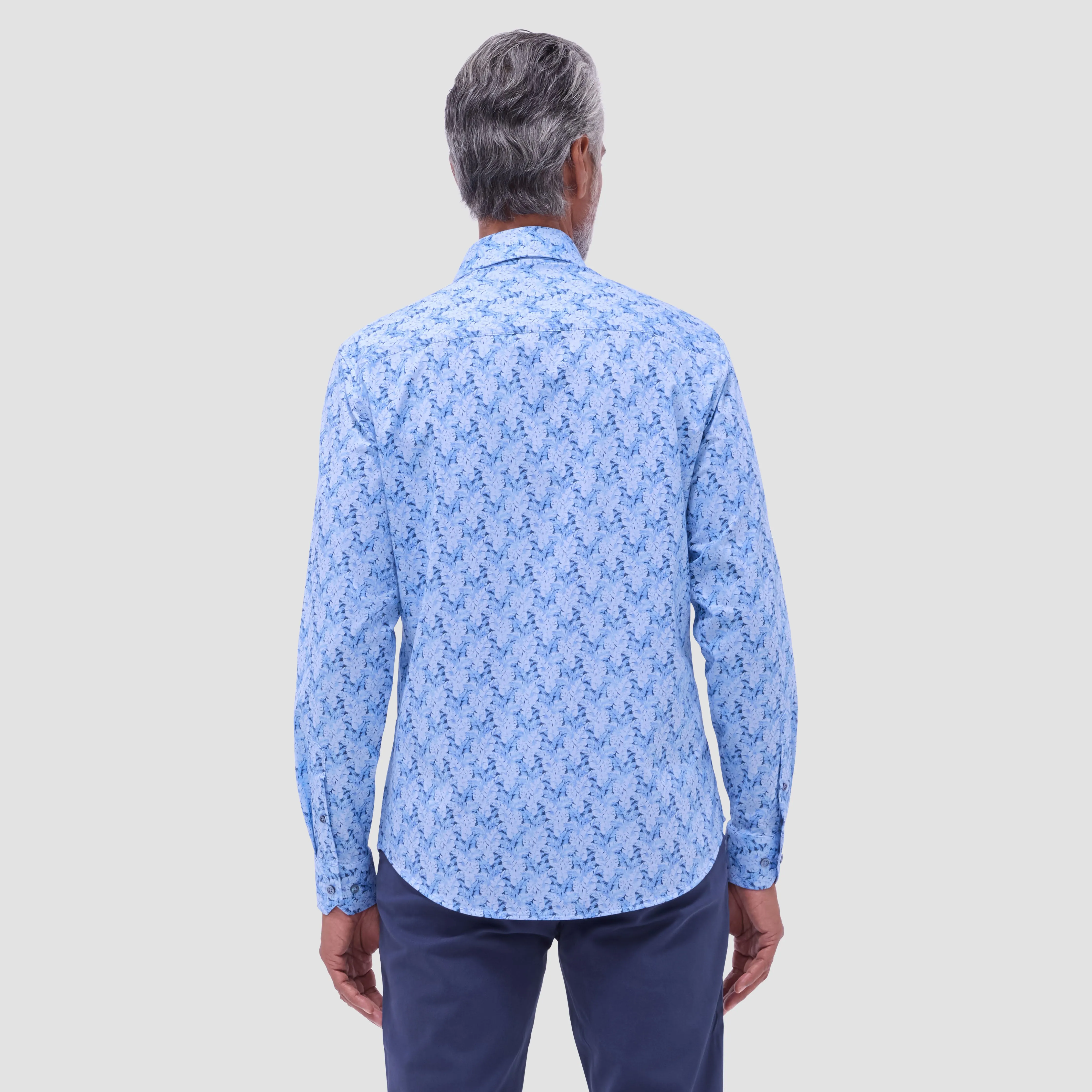 Jimmy Double-Sided Leaf & Diamond OoohCotton Shirt