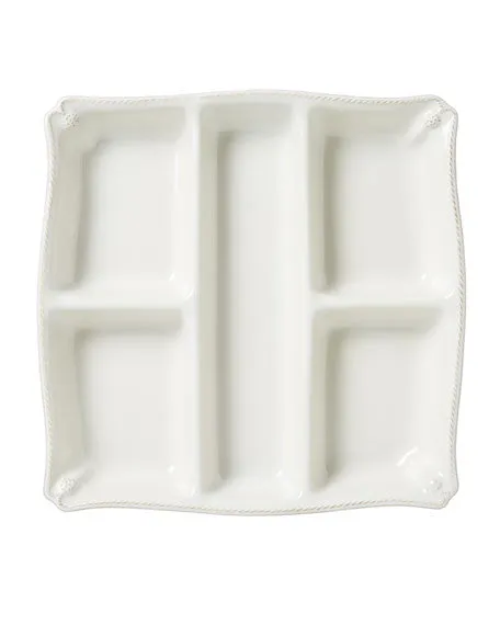 Juliska Berry & Thread Whitewash Appetizer Platter