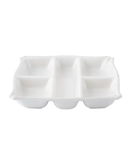Juliska Berry & Thread Whitewash Appetizer Platter