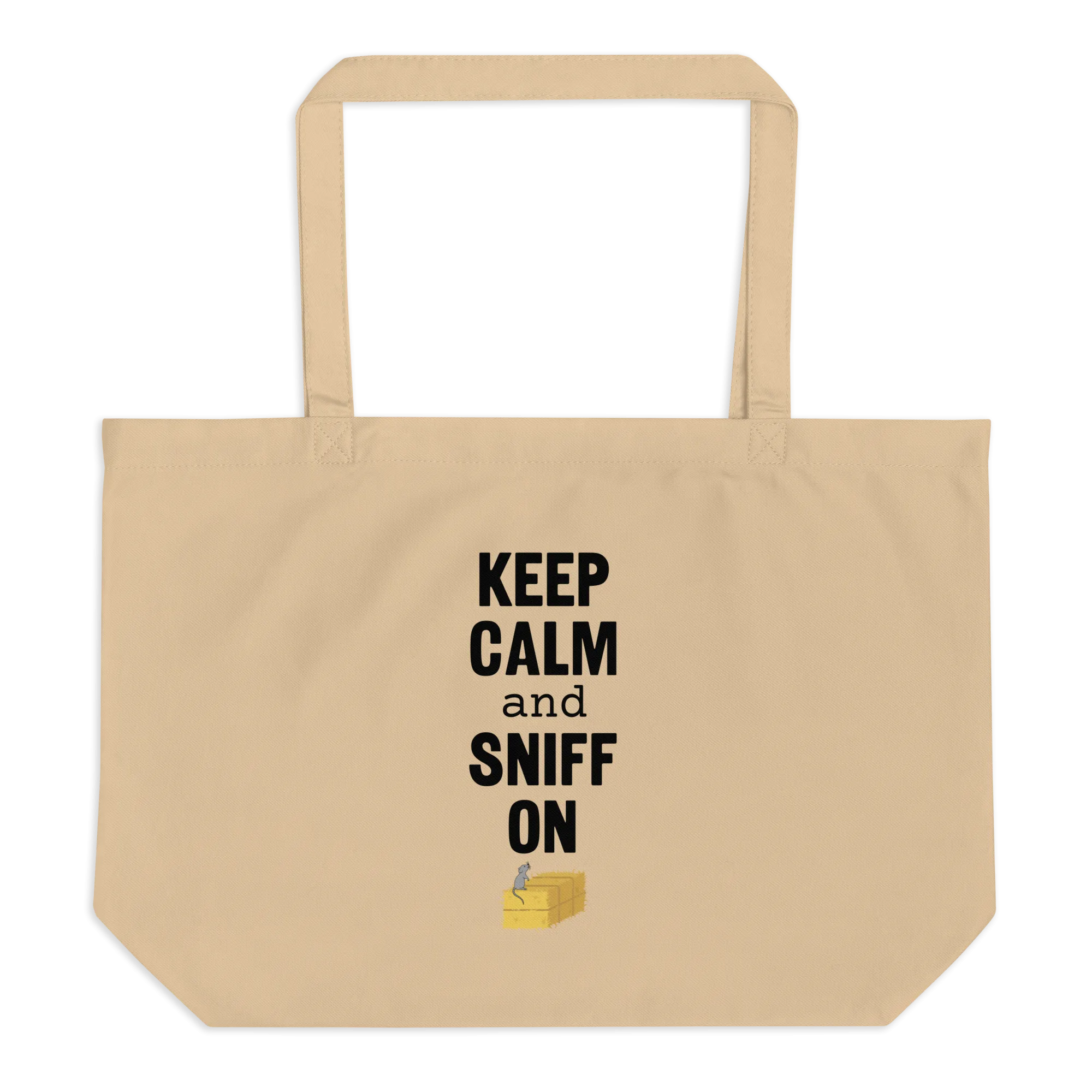 Keep Calm & Sniff On Barn Hunt X-Large Tote/ Shopping Bag