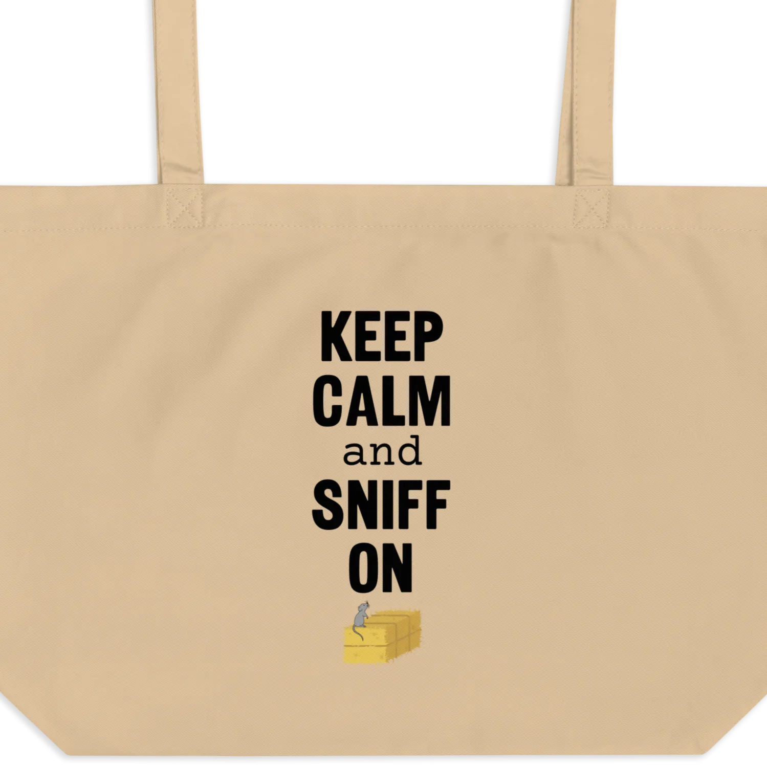 Keep Calm & Sniff On Barn Hunt X-Large Tote/ Shopping Bag