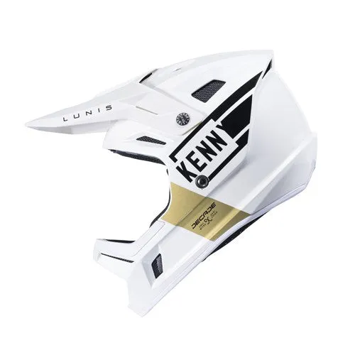 Kenny Racing Decade Full Face Helmet | White Gold