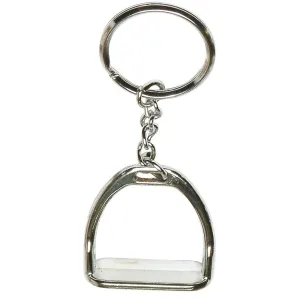 Key Ring Silver Stirrup