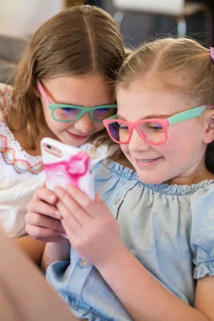Kids Digital Glasses - GLOW IN DARK Yellow