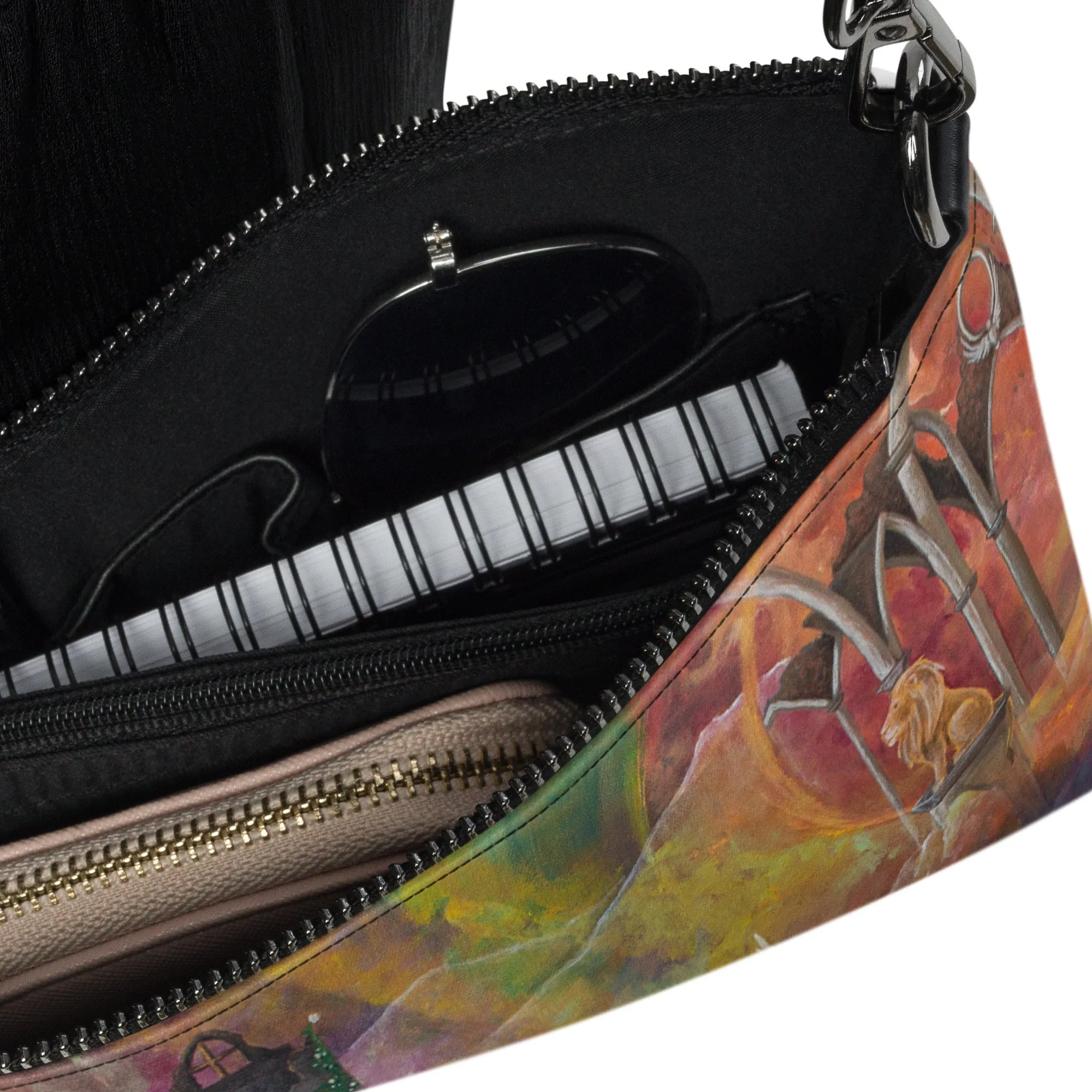 Kingdom Come Vegan Leather Crossbody Bag