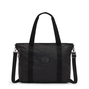 KIPLING-ASSENI-Large Tote (with removable shoulderstrap)-Signature Emb-I5651-K59 - I5651-K59