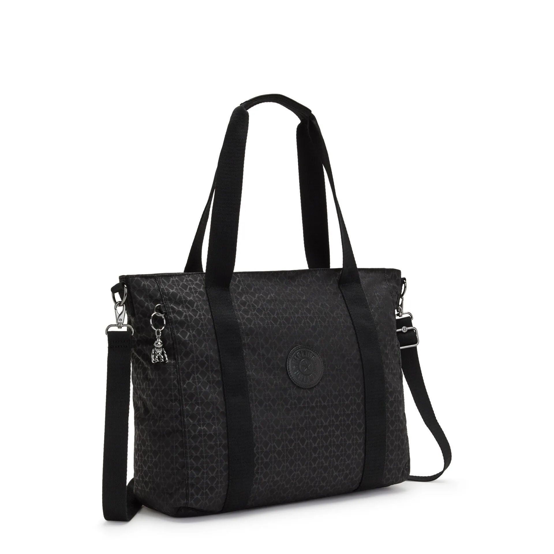 KIPLING-ASSENI-Large Tote (with removable shoulderstrap)-Signature Emb-I5651-K59 - I5651-K59