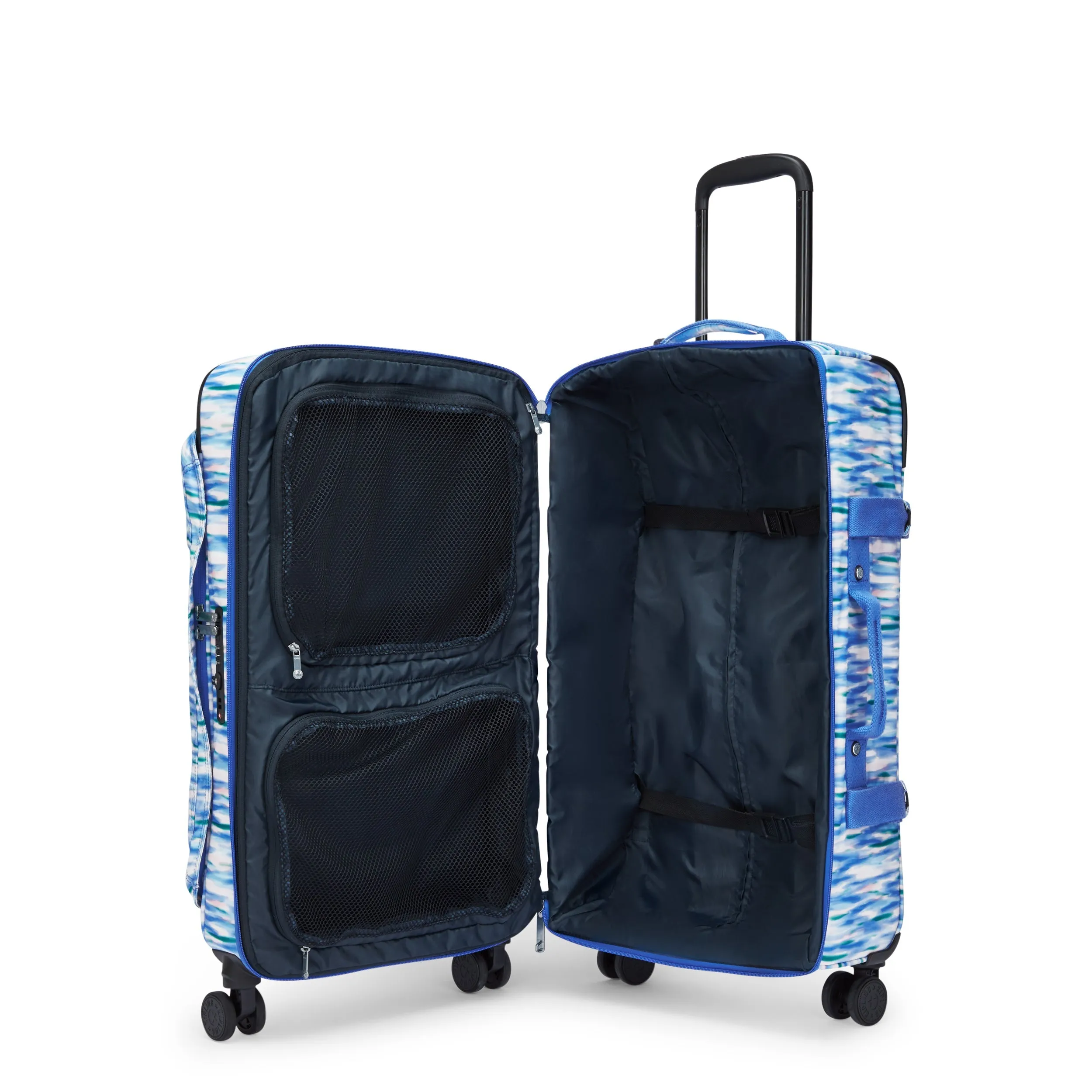 Kipling Spontaneous M Diluted Blue Medium Wheeled Luggage C2I4556-TX9