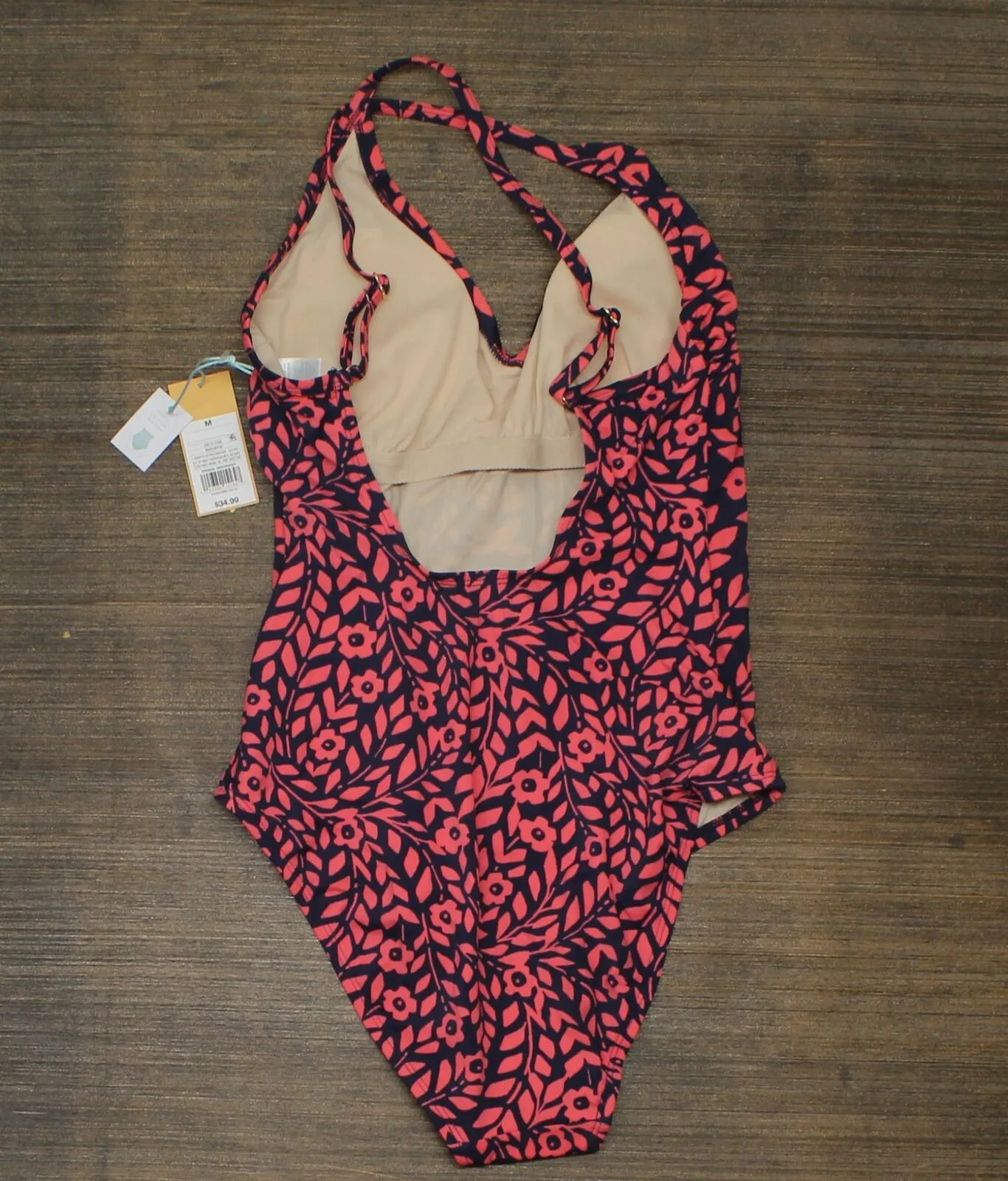 Kona Sol Women's Scoop Back One Piece Swimsuit