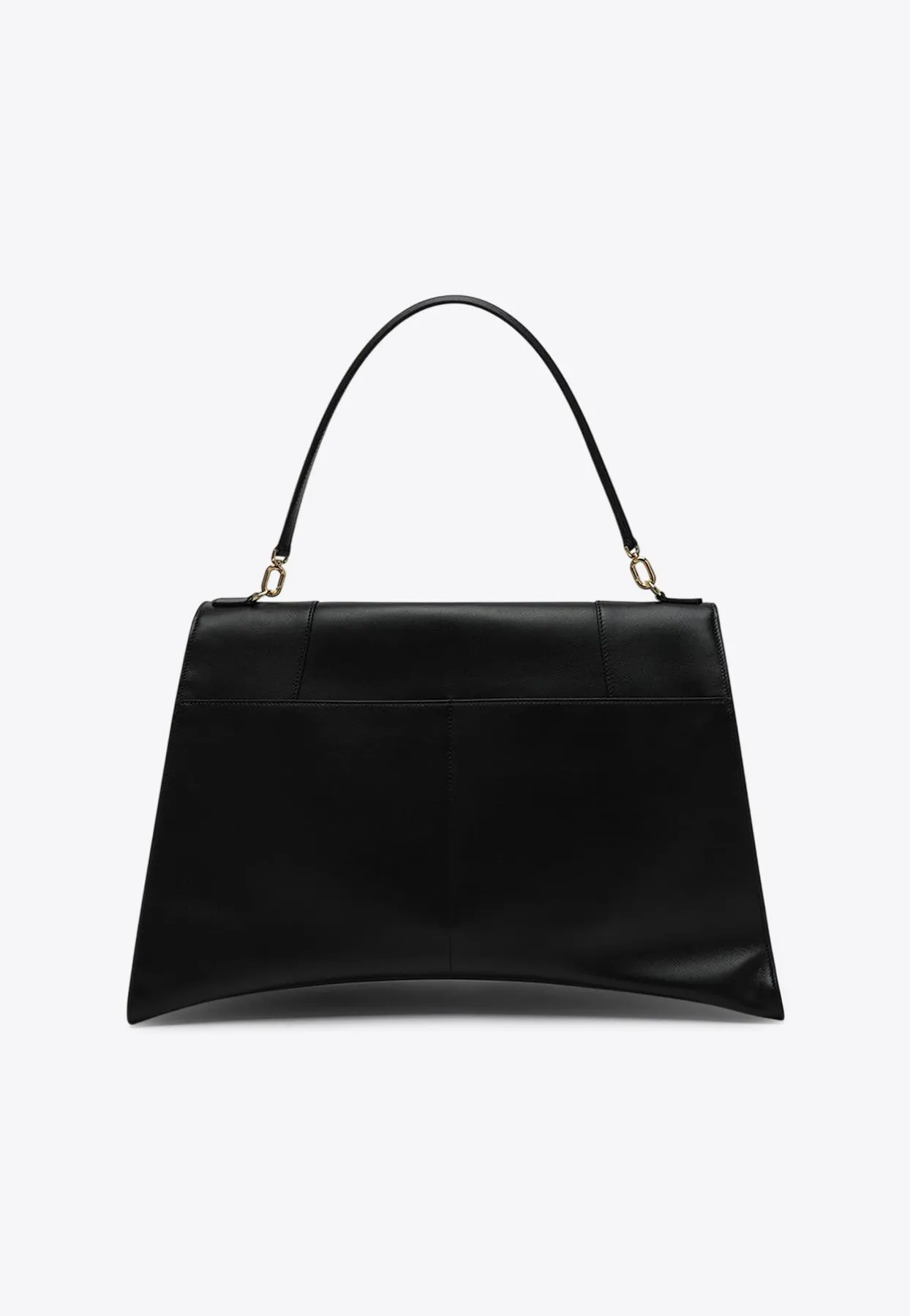 Large Hourglass Soft Leather Tote Bag