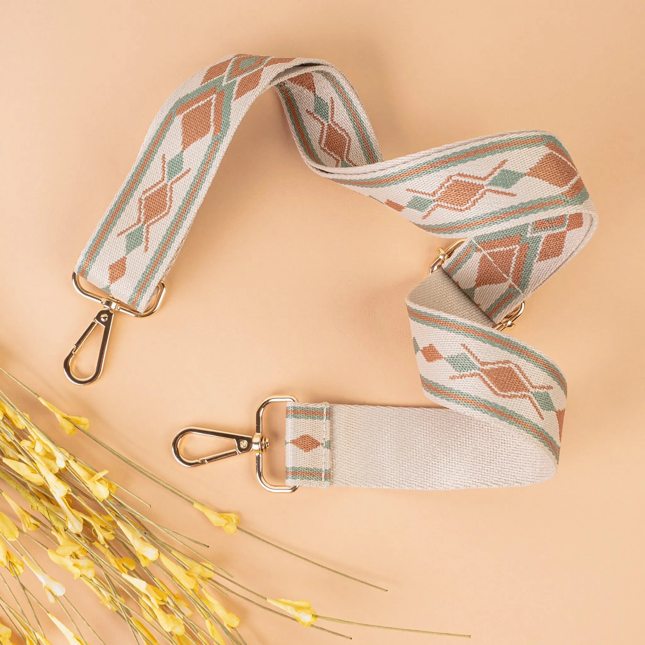 LBT004 - Aztec Bag Strap - Brown