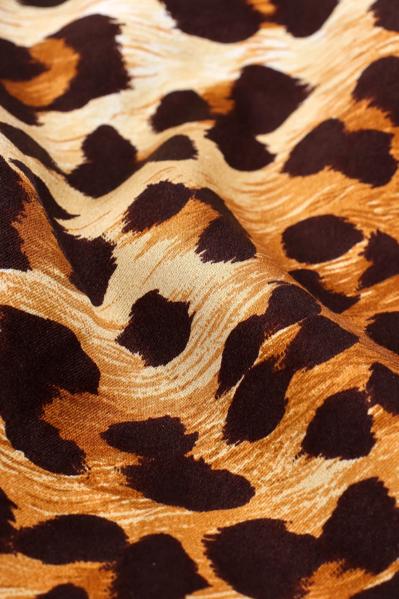 Leopard Print Shirt & Scarf