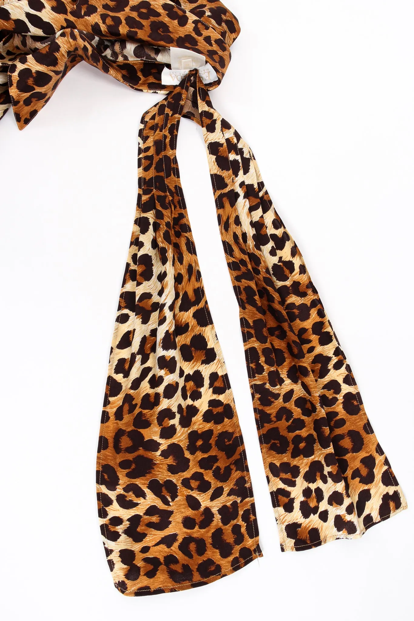 Leopard Print Shirt & Scarf