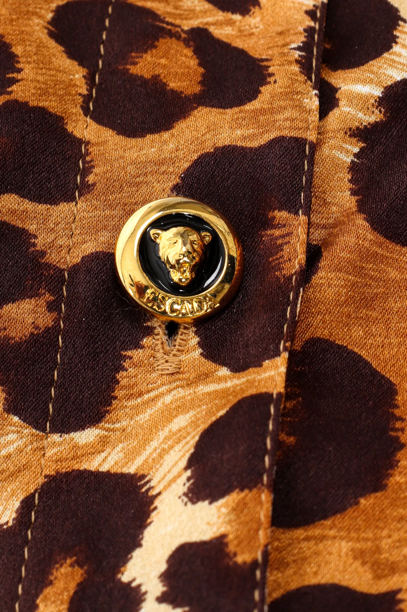 Leopard Print Shirt & Scarf