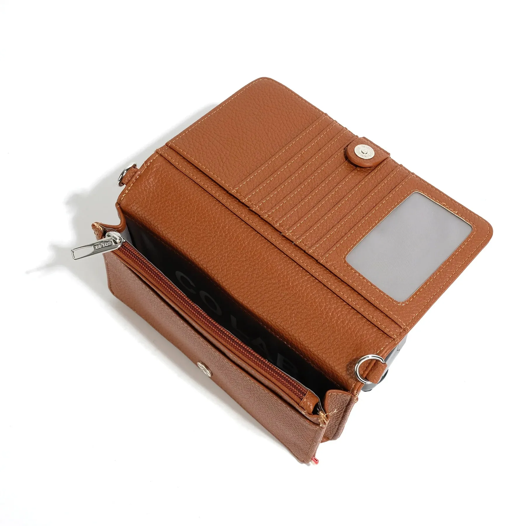 LES AMIS CECLI CROSS BODY | DARK COGNAC