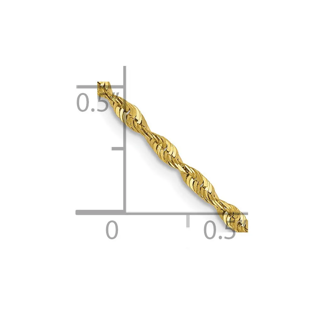 Leslie's 10K 1.8mm Diamond-Cut Lightweight Rope Chain