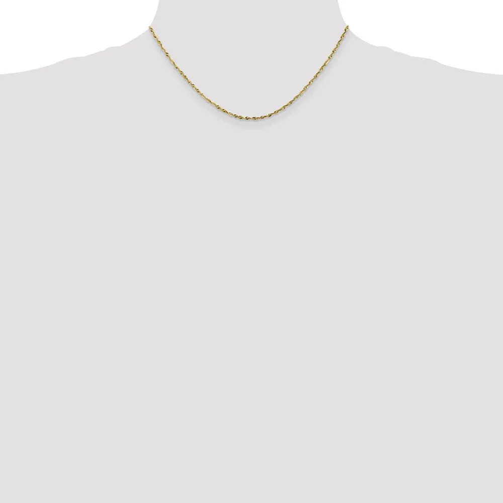 Leslie's 10K 1.8mm Diamond-Cut Lightweight Rope Chain