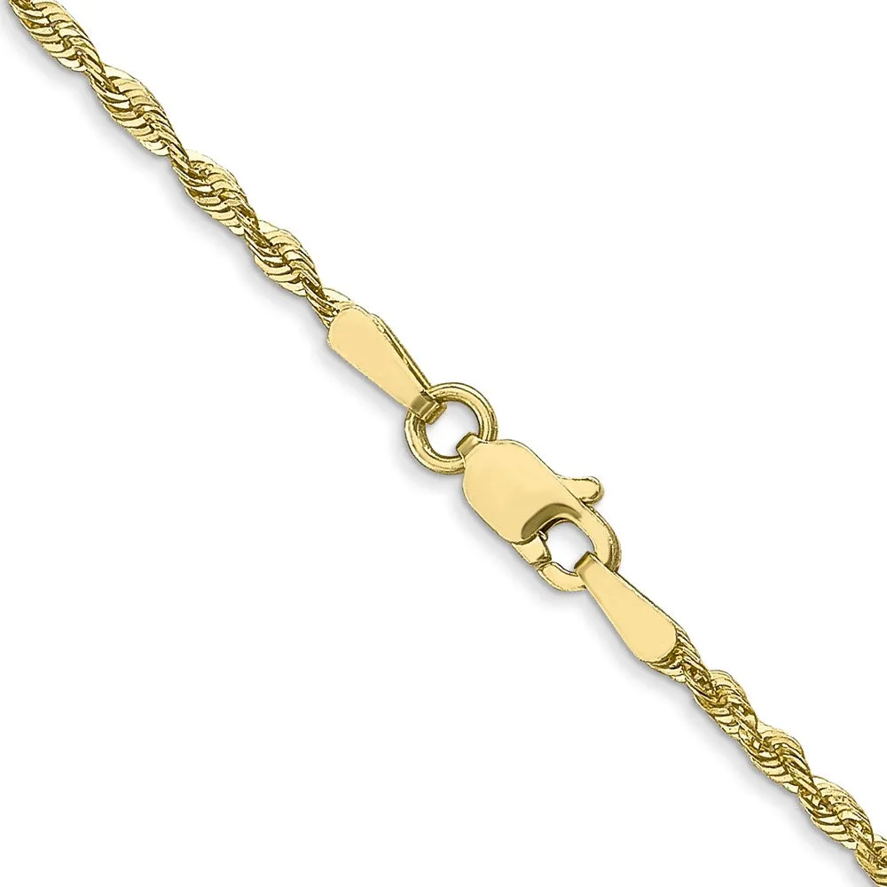 Leslie's 10K 1.8mm Diamond-Cut Lightweight Rope Chain