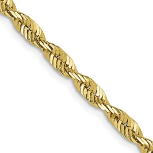 Leslie's 10K 3mm Diamond-Cut Lightweight Rope Chain