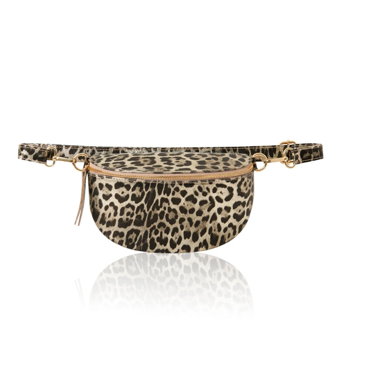 Licata Leopard Print Crossbody Bag