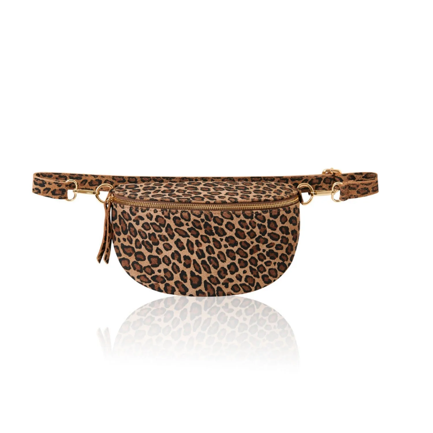 Licata Leopard Print Crossbody Bag