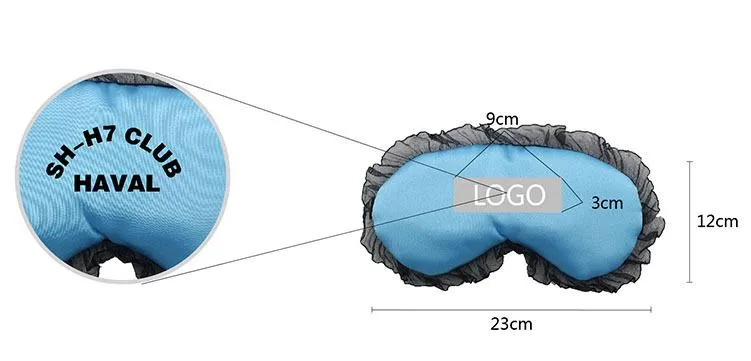 Light-Blocking Eye Mask With Lace Trim