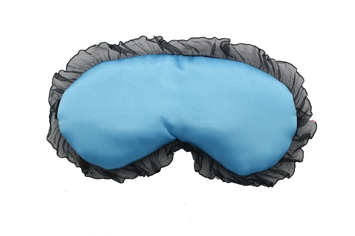 Light-Blocking Eye Mask With Lace Trim