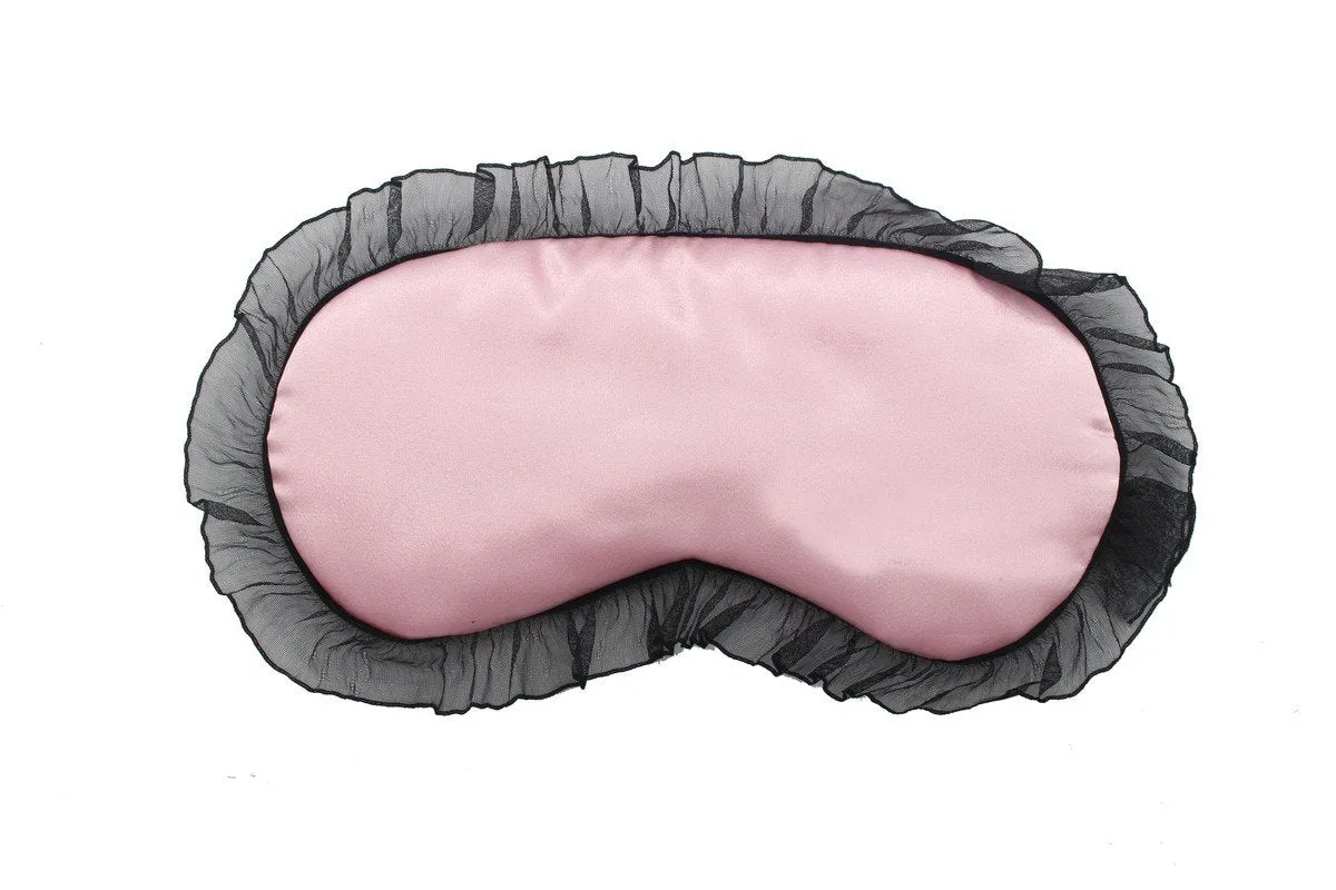 Light-Blocking Eye Mask With Lace Trim