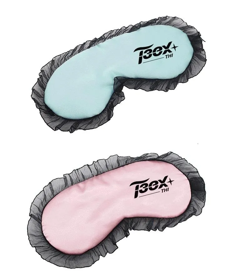 Light-Blocking Eye Mask With Lace Trim