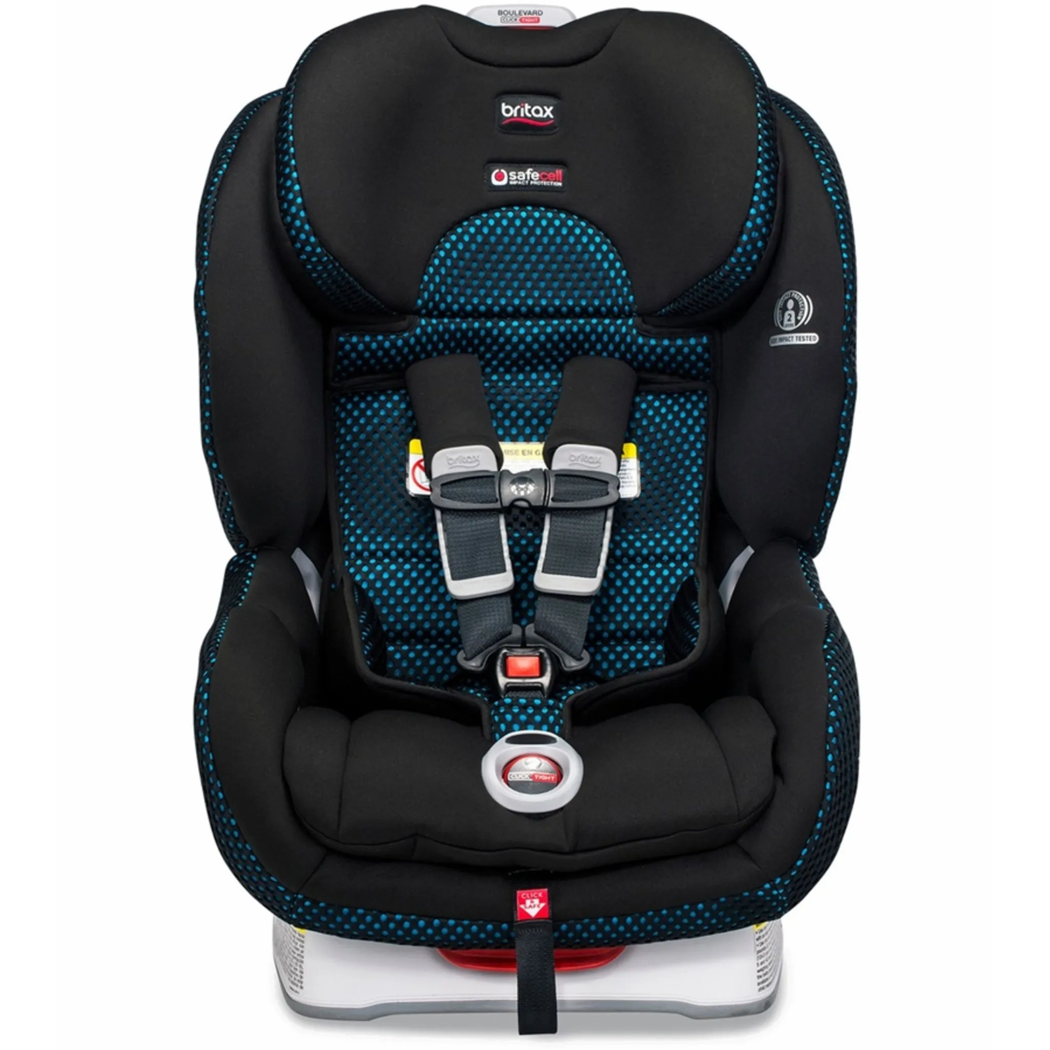 Like New/Unboxed- Britax Boulevard ClickTight Cool Flow Convertible Car Seat (Teal)