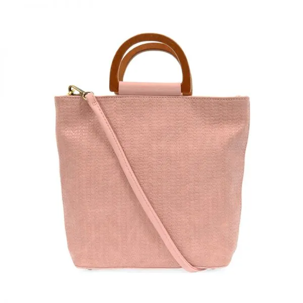 Lilly Woven Wood Handle Tote