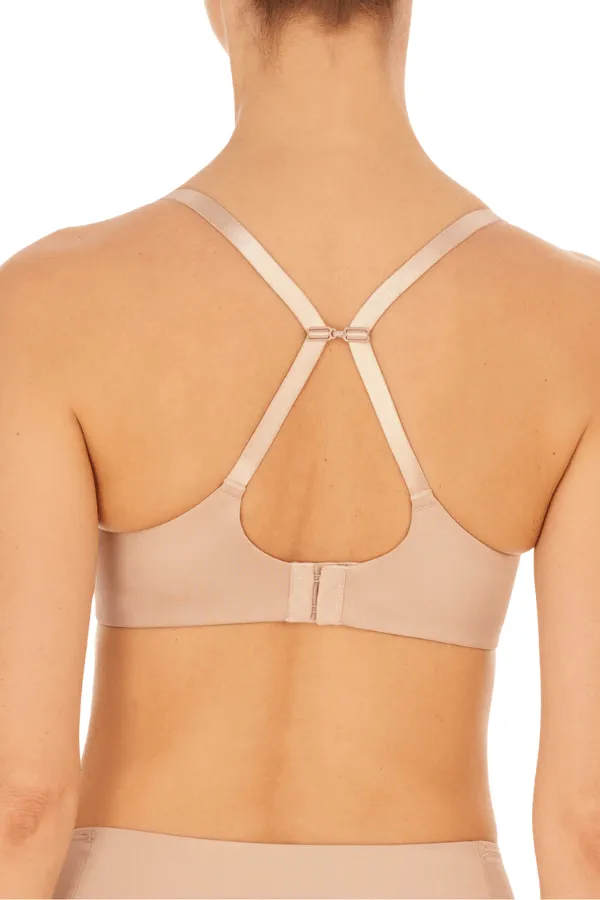 Liquid Convertible Balconette Push-Up Bra - Champagne