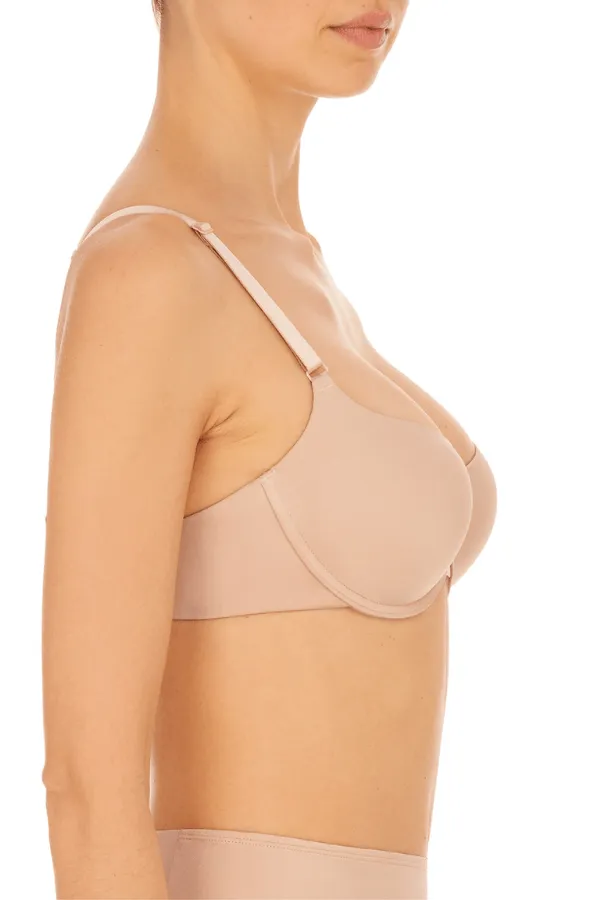 Liquid Convertible Balconette Push-Up Bra - Champagne