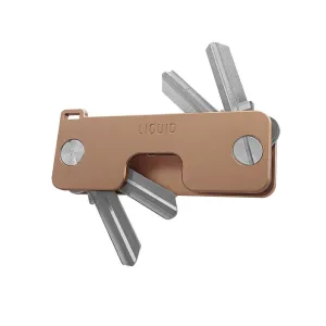 Liquid KeyCaddy Rose Gold (Silver Screws) Key Organizer
