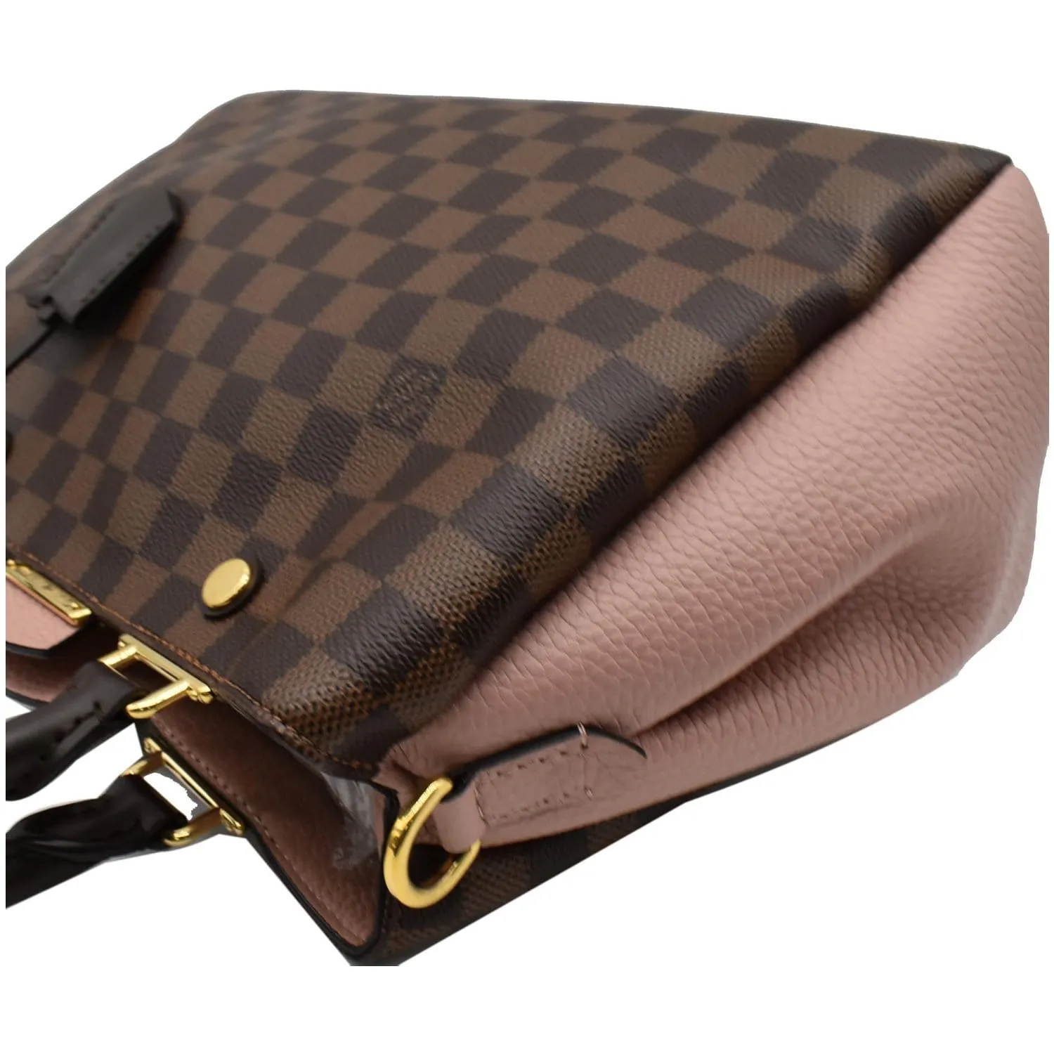 LOUIS VUITTON Brittany Damier Ebene Shoulder Bag Brown
