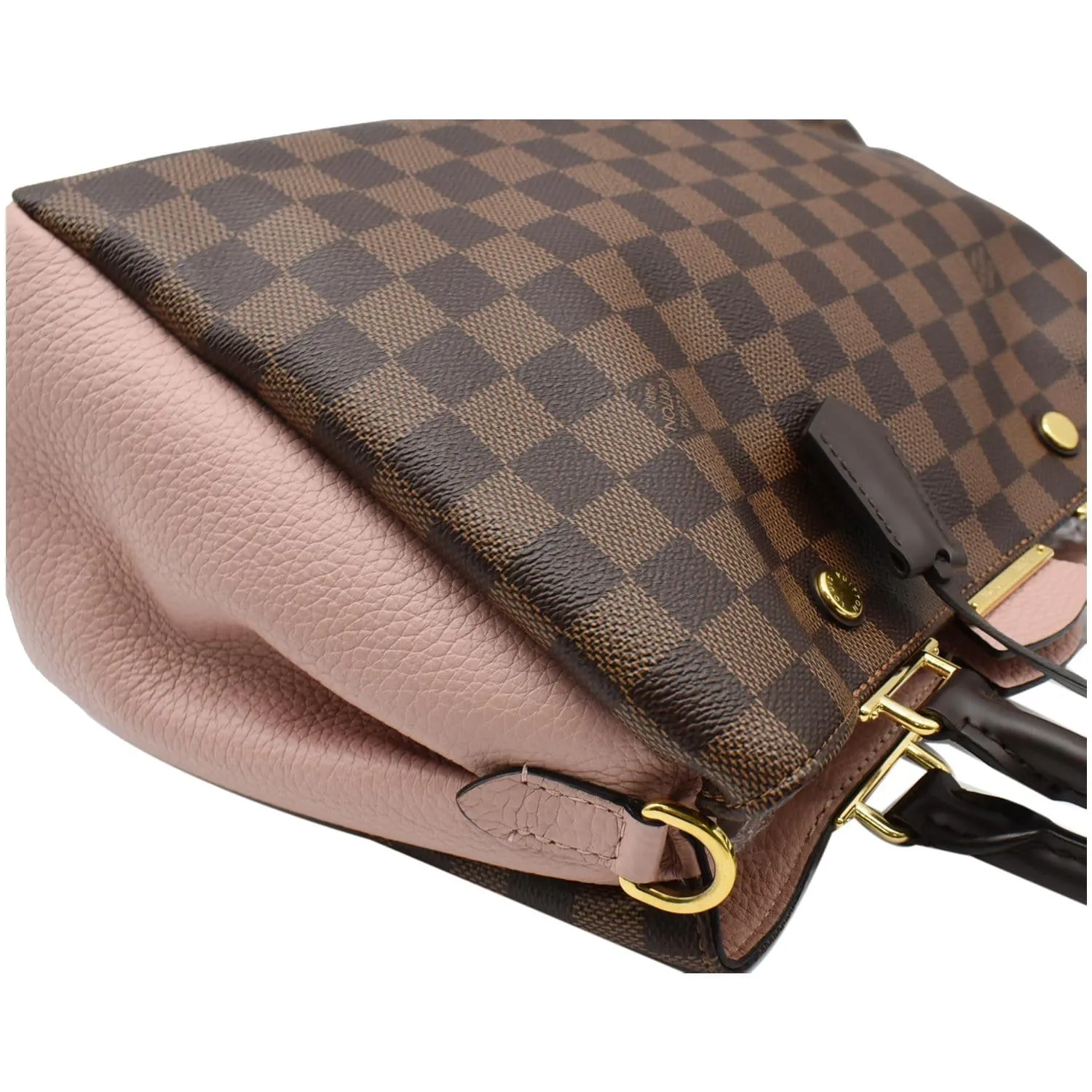 LOUIS VUITTON Brittany Damier Ebene Shoulder Bag Brown