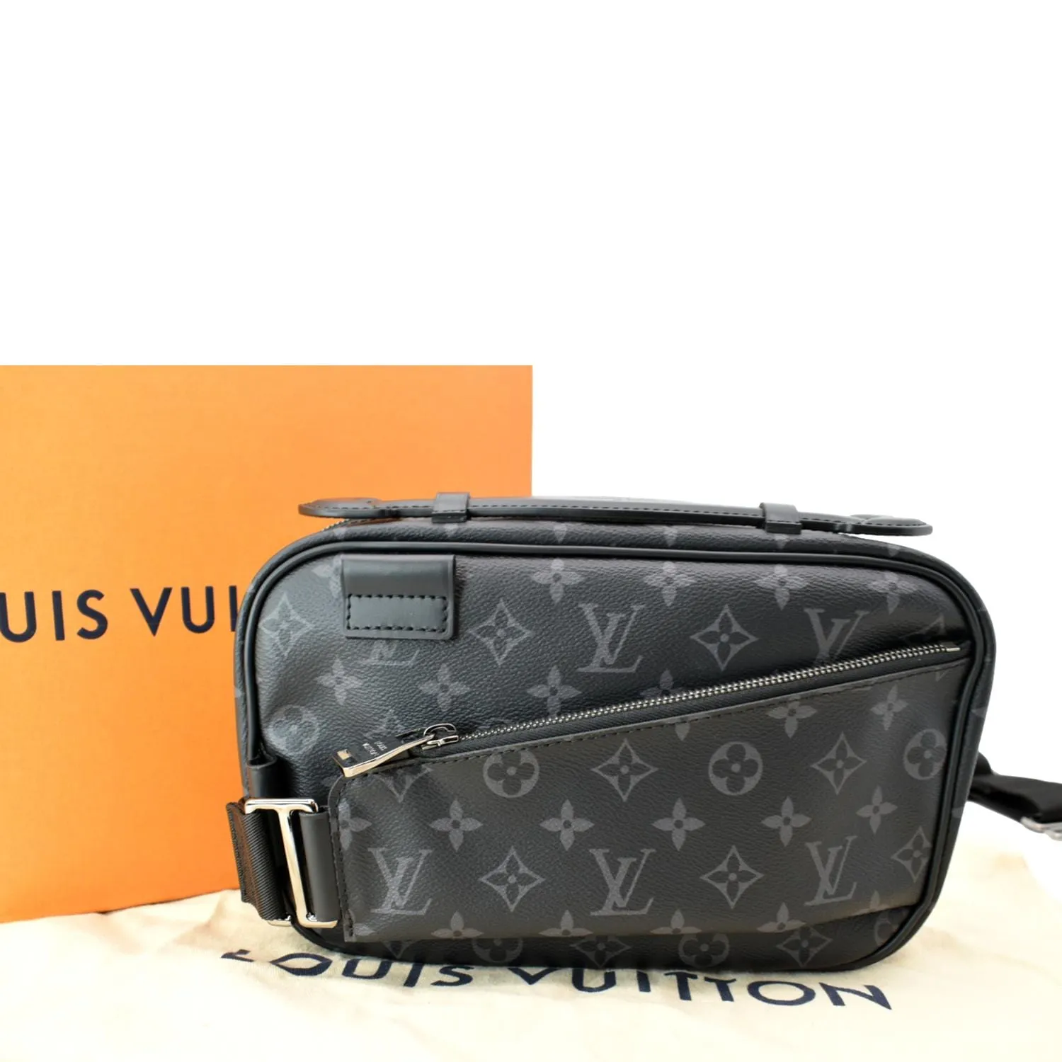 Louis Vuitton Explorer Bumbag Monogram Eclipse Canvas Black